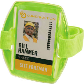 Arm Band ID/Badge Holder, One Size, Lime