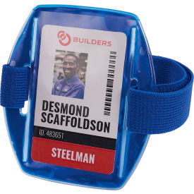 Squids 3386 Arm Band ID/Badge Holder, One Size, Blue