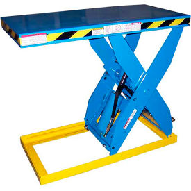 Ergonomic Scissor Lift Table, Foot Operated, 3300 lb. Cap., 48"L x 36"W, 115V