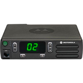 Two-Way Mobile Radio, Analog/Digital, UHF, 16 Channels, 40 Watts, Black