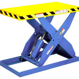 Max-Lift Standard Scissor Lift Table, Hand Operated, 3000 lb. Capacity, 48"L x 24"W, 230V