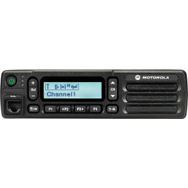 Two-Way Mobile Radio, Analog/Digital, VHF, 99 Channels, 45 Watts, Black