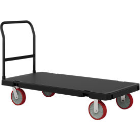 Heavy Duty Platform Truck w/ Foam Deck, 1600 lb. Capacity, 64-1/2"L x 30-1/4"W x 41"H