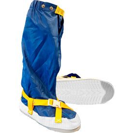 ESD Cleanroom Hard Sole Boot Cover, 2XL, Navy Blue