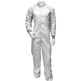 TX4000 ESD Cleanroom Apparel Coverall, 5XL, White