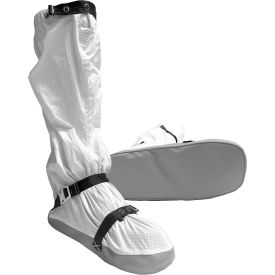 ESD Cleanroom Apparel Soft Sole Boot Cover, XS, White