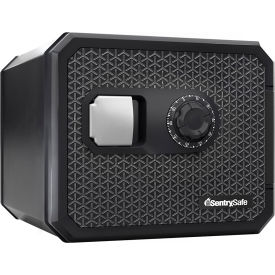 Fire & Waterproof Safe with Dial Combination, 16-3/8"W x 18-13/16"D x 13-11/16"H, Black