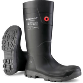 FieldPro Purofort Full Safety Boots, Steel Toe, Size 5, Charcoal