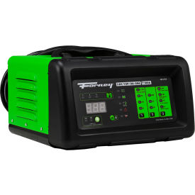 Battery Charger, 6V at 2, 10, & 20 AMPs/12V at 2, 10, 20, & 100 AMPs Start, Black/Green