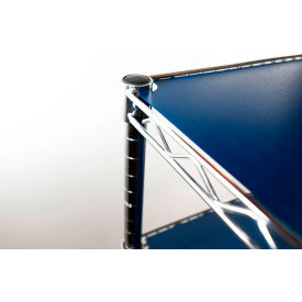 Polypropylene Shelf Liner, 36"W x 24"D, Blue