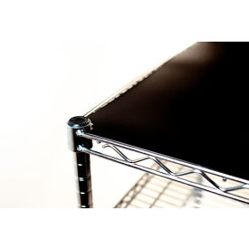 Polypropylene Shelf Liner, 60"W x 30"D, Black