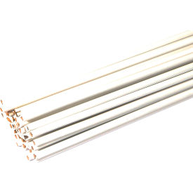 Low Fuming Brazing Rod with Flux, 1/8" Dia.