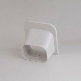 Slimduct 100 Soffit Inlet, White 5-3/8"L x 5-3/8"W x 5-3/8"H