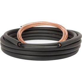 1/2" Suction Insulation, 3/8" OD x 3/4" OD x 30'L, Black