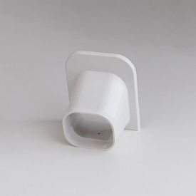 Soffit Inlet, 5-1/8"L x 4-3/8"W x 5-1/8"H, White