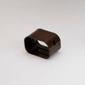 Slimduct Coupler, 2-1/2"L x 4-1/4"W x 3"H, Brown