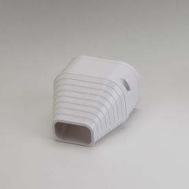 End Fitting, 4-1/2"L x 4-1/4"W x 3"H, White