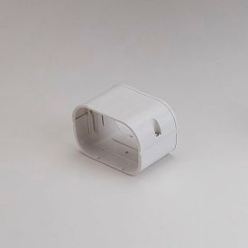 Slimduct 100 Coupler, 2-1/2"L x 4-1/4"W x 3"H, White