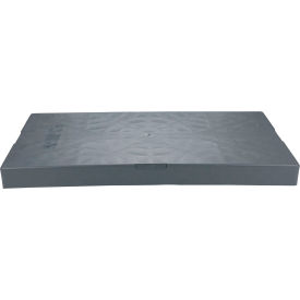 E-Lite Plastic Equipment Pad, 18"L x 38"W x 3"H, Gray