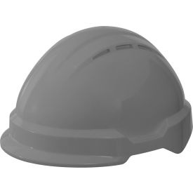 Americana Climbing PEAK Safety Helmet, Type 2, 4-Point Mega Ratchet Suspension, Gray