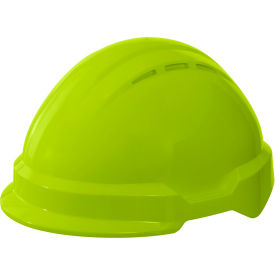 Americana Climbing PEAK Safety Helmet, Type 1, 4-Point Ratchet Suspension, Hi-Viz Lime