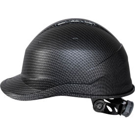 Safety Helmet, Adj. One-D Rotor Clamping System, Carbon Black