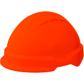 Americana Climbing PEAK Safety Helmet, Type 2, 4-Point Ratchet Suspension, Hi-Vis Orange