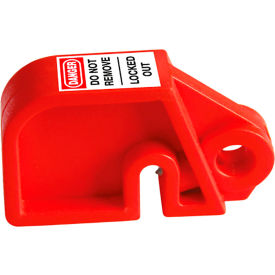 Fuse Holder Lockout, Slim, Red