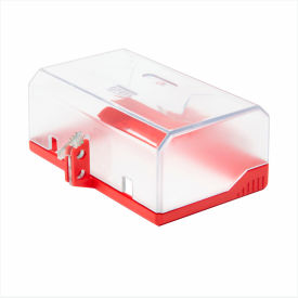 Control Panel Lockout For 5"W Panels, Plastic, Red