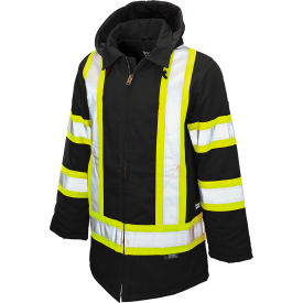 Men's Safety Parka Jacket, MT, Black