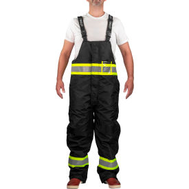 Insulated Cold Gear Overall, 5XL, Black/Fluorescent Yellow-Green