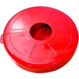 Gate Valve Lockout, Fits 10" - 13" Dia. Handles, Steel, Red