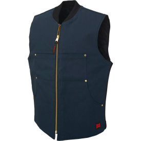 Moto Vest, 4 Pockets, Cotton/Polyester, XLT, Navy