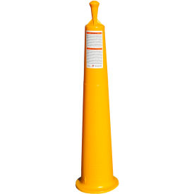 Roof Edge Delineator Cone without Base, 39"H, Yellow