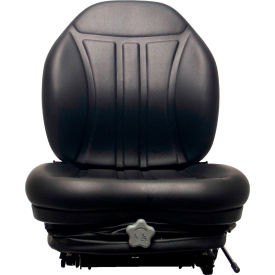 360 Series High-Back Seat with Integrated Suspension, Vinyl, Black