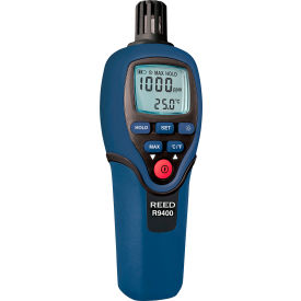 REED Carbon Monoxide Meter with Temperature, 4 AA Batteries