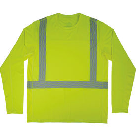 Cooling Hi-Vis Sun T-Shirt with UV Protection, Class 2, Lime, Size L