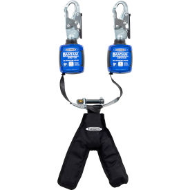 Switch Self Retracting Lifeline, Twin Leg, Steel Snap Hook, 9' Length