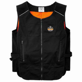 Chill-Its 6255 Lightweight Phase Change Cooling Vest, 2XL/3XL, Black