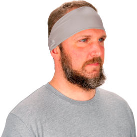Chill-Its 6634 Cooling Headband, One Size, Gray