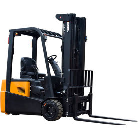 Electric Forklift Truck, 3500 lb. Capacity, 120/240V Charger, 189"H Lift