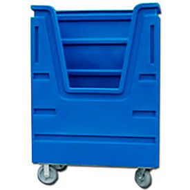 Heavy Duty Linen Transport Truck, 48 Cu. Ft. Capacity, Black