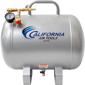 Portable Auxiliary Air Tank, Horizontal, 10 Gallon Capacity, 125 PSI