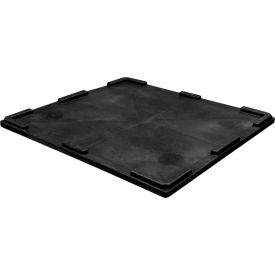 Lid For BH4840 Bulk Container, 48-3/8"L x 40-3/8"W x 2-1/8"H, Black