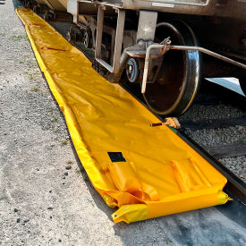 Center Pellet Berm, 20'L x 4-1/2'W x 4"H, Yellow