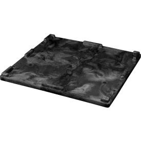 Lid For Bulk Container, 32-13/16"L x 30-13/16"W x 2-5/16"H, Black