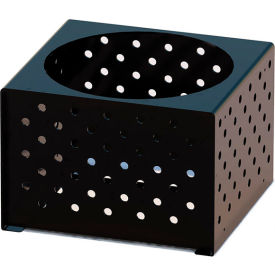 UltraSite Pasadena Rectangular Planter, 26"W x 24"D x 18"H, Black