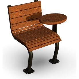 Denali Side Table Add On For Bench with Back, Brown