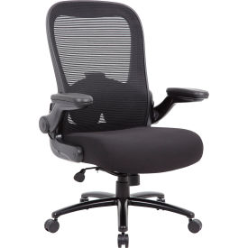 Heavy Duty Task Chair, High Back, 19" - 22"H Seat, Black