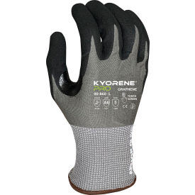 Cut Resistant Gloves, Micro Foam Nitrile Coated, ANSI A6, M, Gray, 12 Pairs